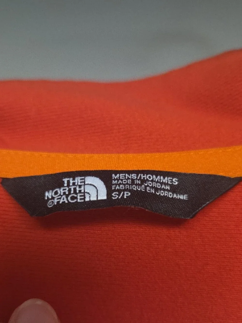 The North Face Men’s Zip Pullover Sweater - Orange-Red